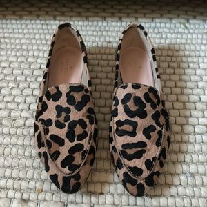 Kate spade calf hair leopard flat size 8.5